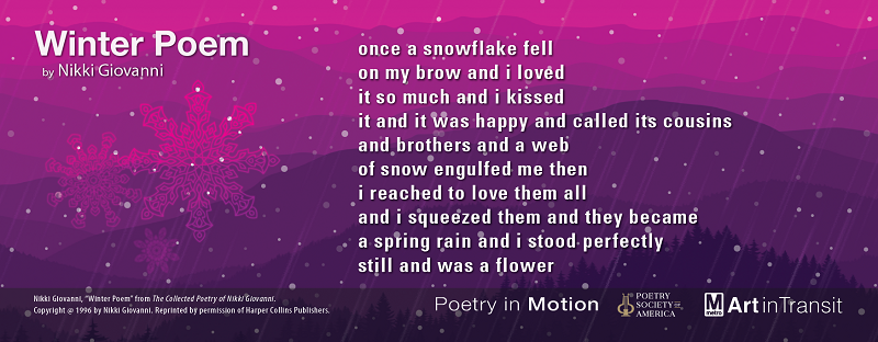 Poetry in Motion - Winter Poem